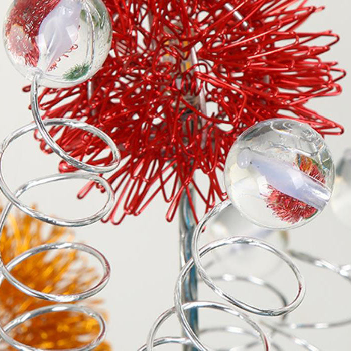 Creative Aluminum Weaving Balls 6-Light Floor Lamp