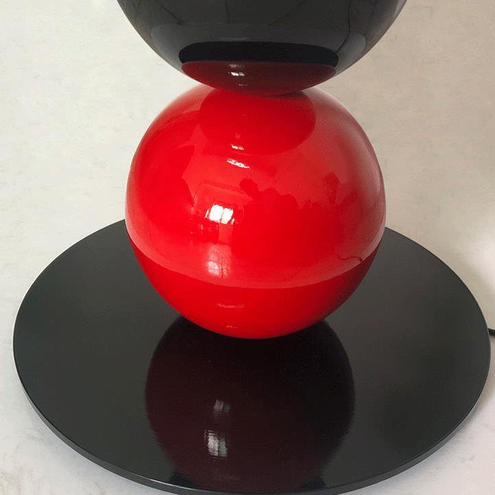 Colorful Round Ball Glass Floor Lamp