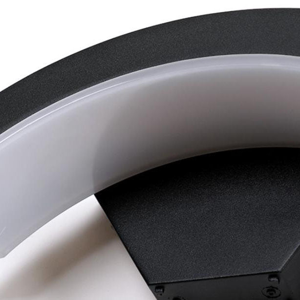 Aluminum Acrylic Curved Outdoor Light