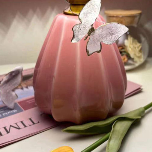 Mushroom Pleated PVC Fabric Table Lamp