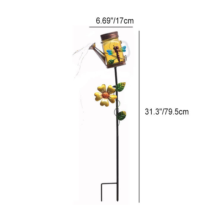 Decoration Wrought Iron Kettle Outdoor Light
