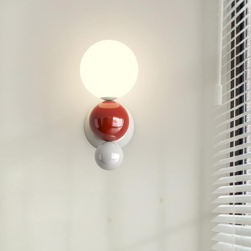 Cream Style Children's Wrought Wall Lamp