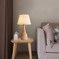 Vase Solid Wood Fabric Table Lamp