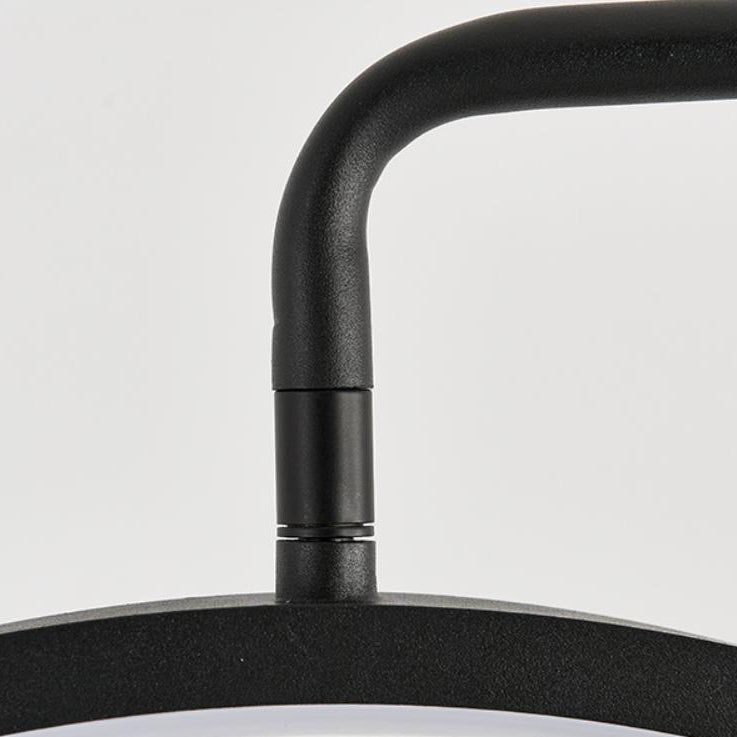 Modern Minimalist Half-Moon Iron Floor Lamp