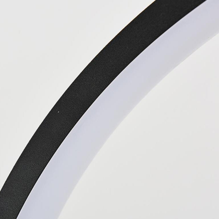 Modern Minimalist Half-Moon Iron Floor Lamp