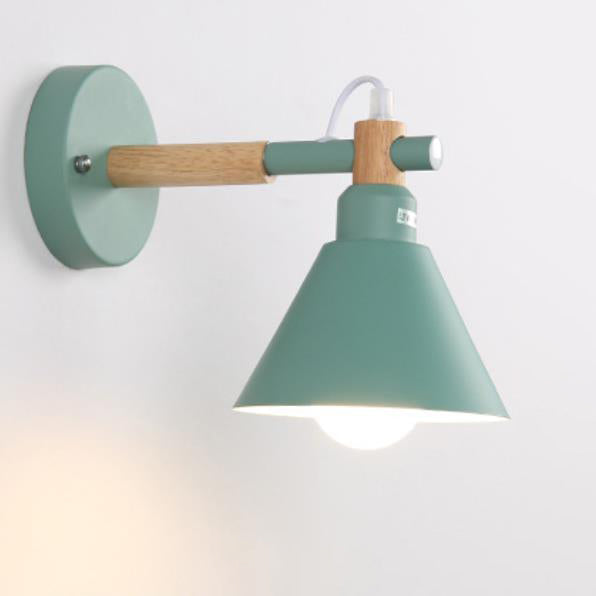 Macaron Iron Trumpet Shaped Wall Lamp