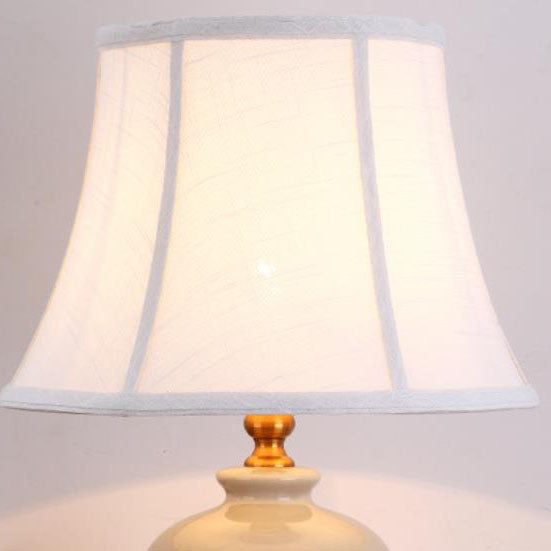 Fabric Vase Table Lamp