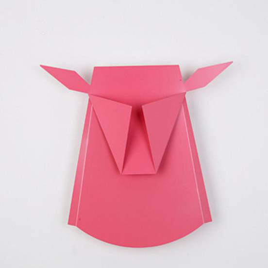 Iron Bull Head Shape Wall Lamp