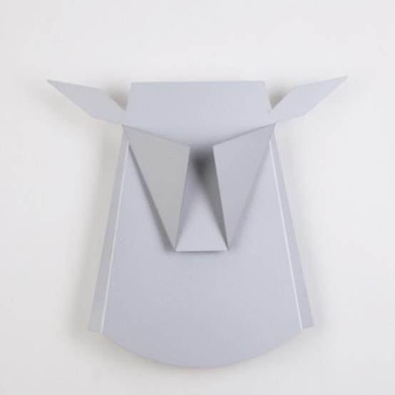 Iron Bull Head Shape Wall Lamp