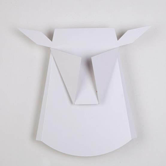 Iron Bull Head Shape Wall Lamp
