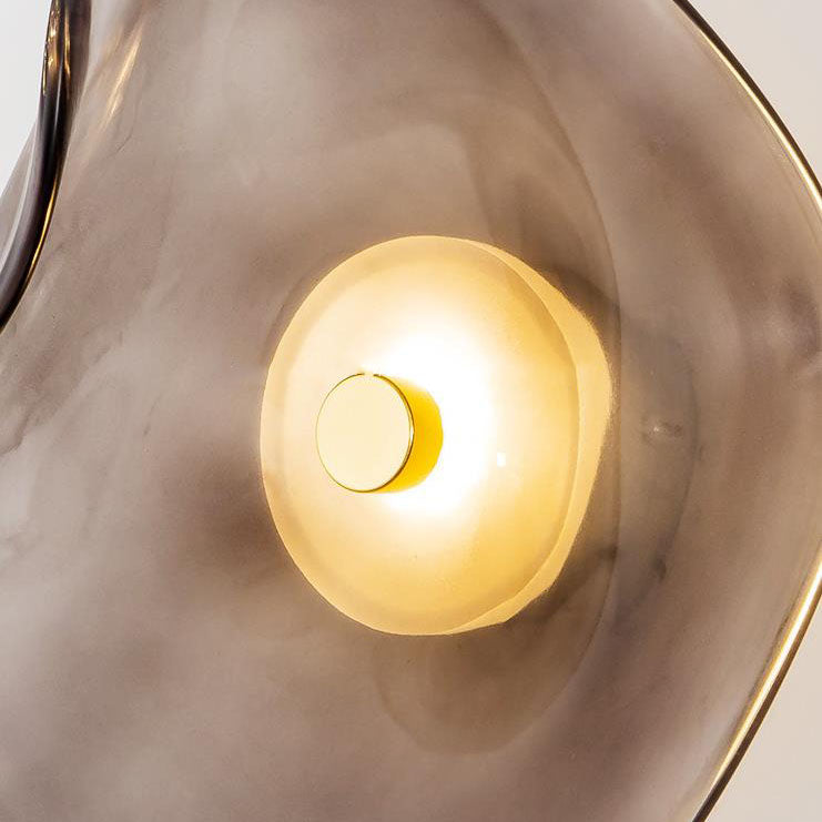 Glass Round Shape Wall Lamp