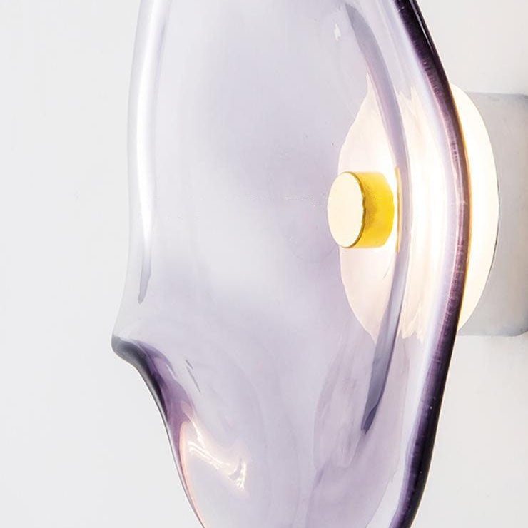 Glass Round Shape Wall Lamp