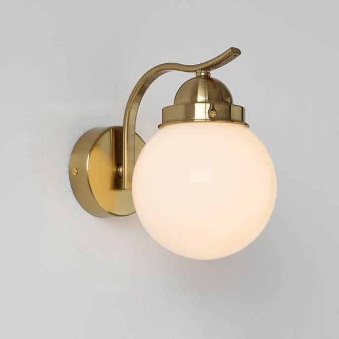 Glass Ball Living Room Wall Lamp