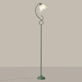 Wrought Iron Acrylic Flower Floor Lamp