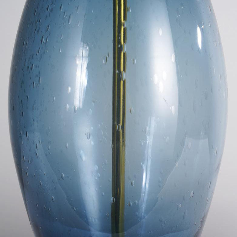 Round Vase Hardware Glass Table Lamp