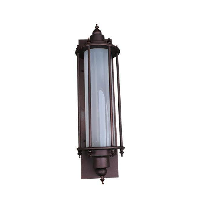 Cylinder Iron Glass Garden Outdoor Light