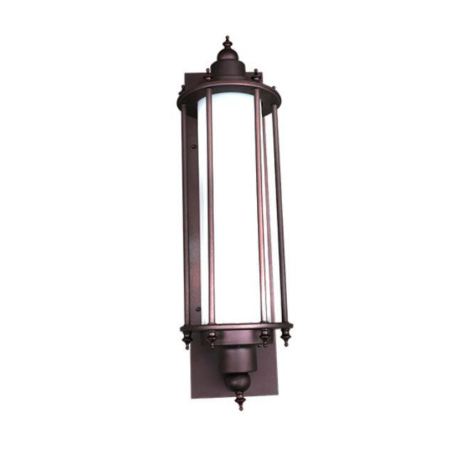 Cylinder Iron Glass Garden Outdoor Light