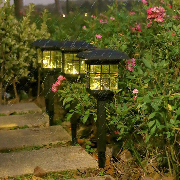 Square Lantern Lawn Ground Outdoor Light