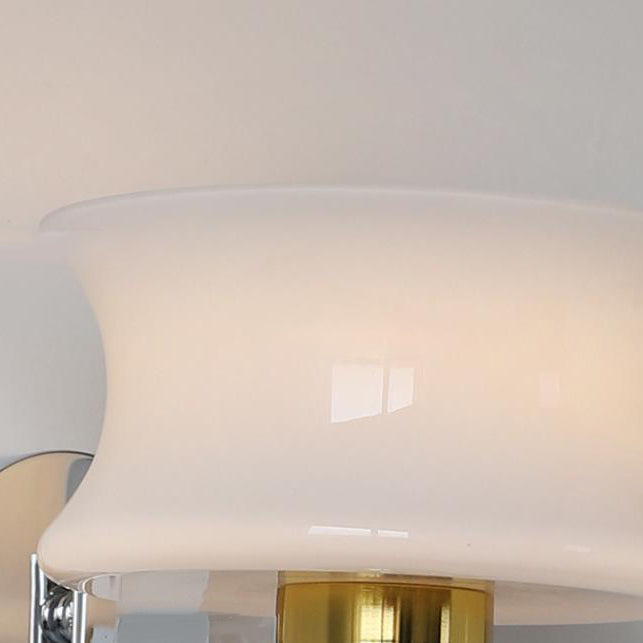 Glass Iron Drum Wave Wall Lamp