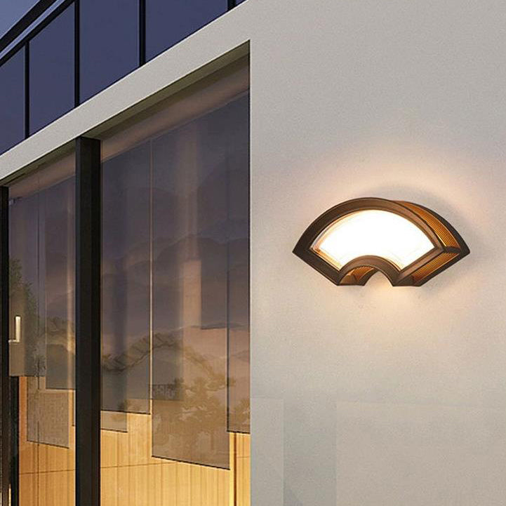 Aluminum Square PC Patio Outdoor Light