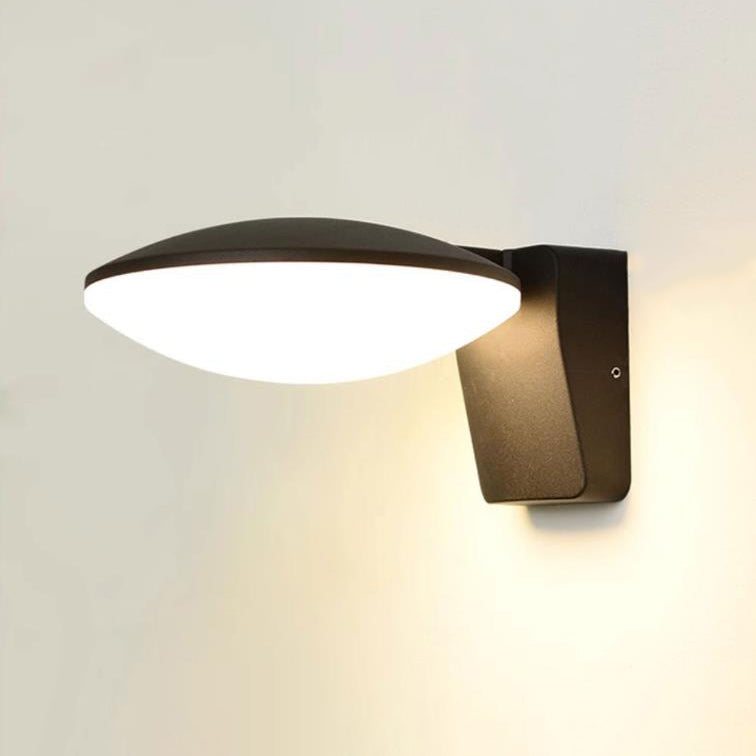 Oval Aluminum Acrylic Garden Outdoor Light