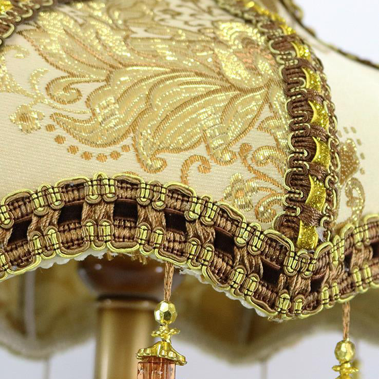 Vase Resin Fabric Bedroom Table Lamp
