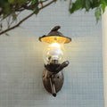 Gourd Bird Aluminum Glass Outdoor Light