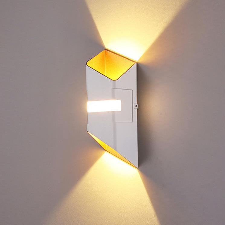 Square Aluminum Glass Up Outdoor Light