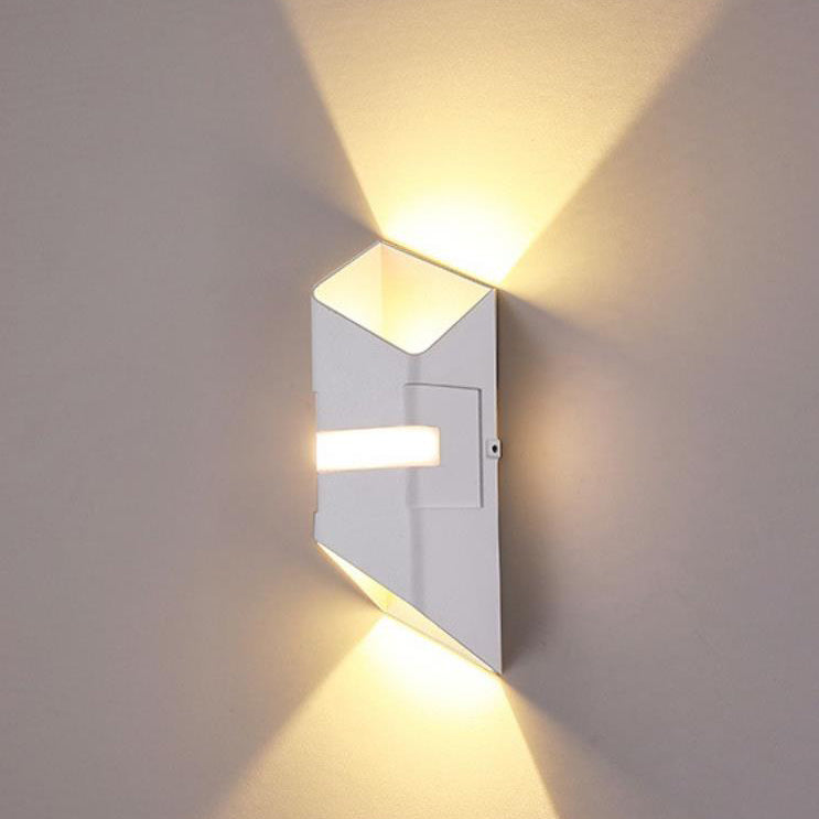 Square Aluminum Glass Up Outdoor Light