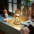 Electroplated Iron Round Frame Table Lamp