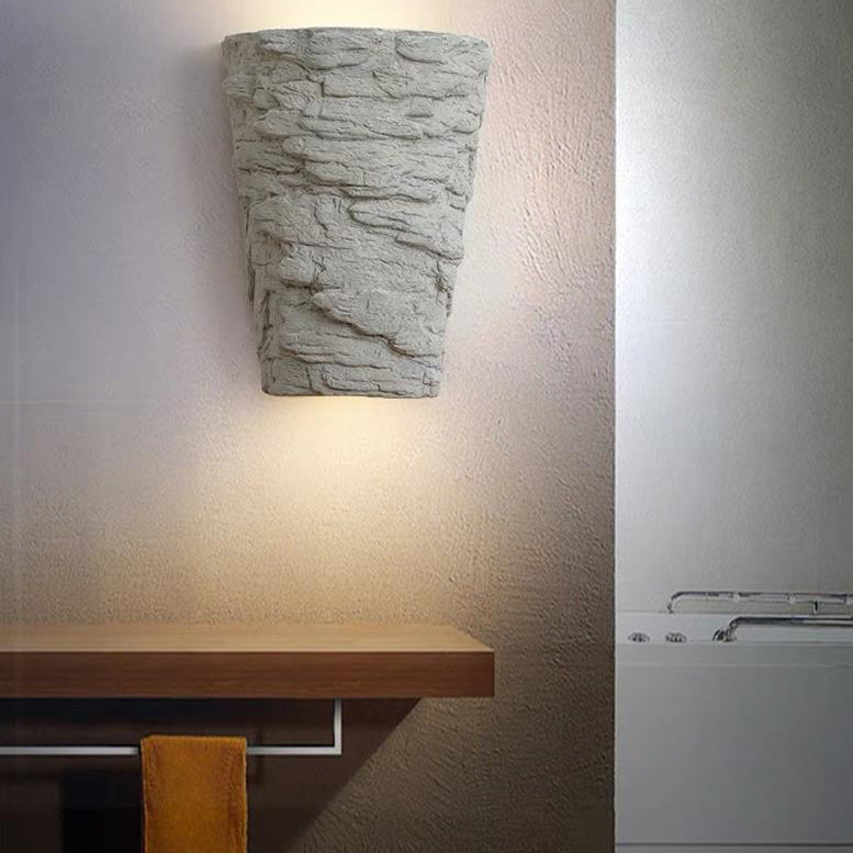 Tiered Cement Round Living Wall Lamp