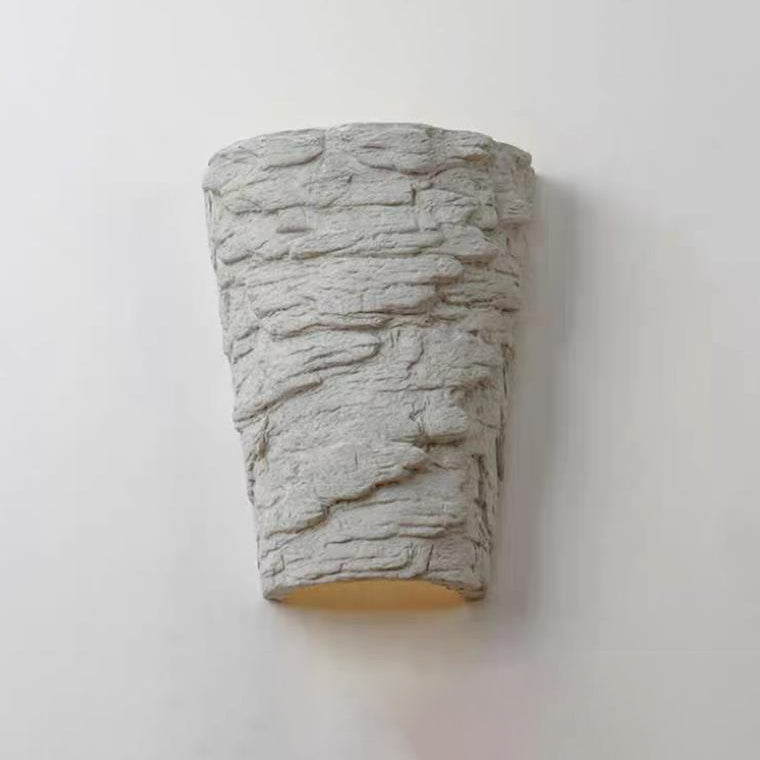 Tiered Cement Round Living Wall Lamp