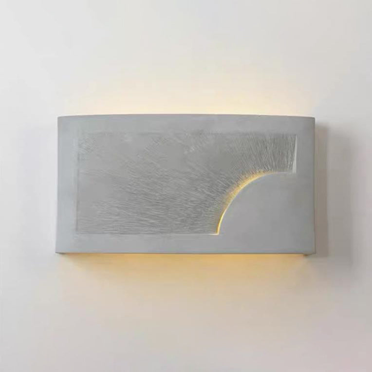 Tiered Cement Round Living Wall Lamp
