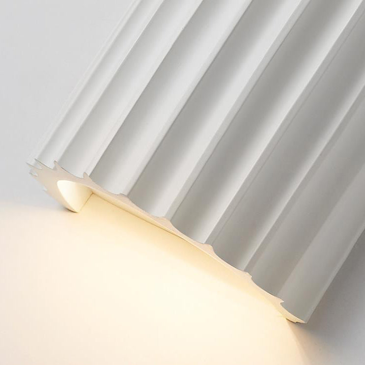 Resin Half Column Hallway 2-Light Wall Lamp