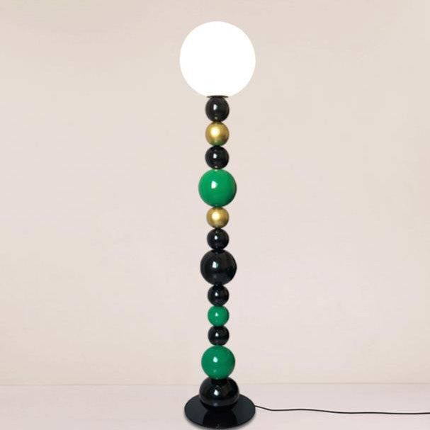 Multi Layered Orb Iron Floor Lamp