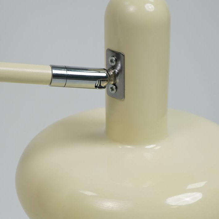 Cream Round Iron 1-Ligh Table Lamp