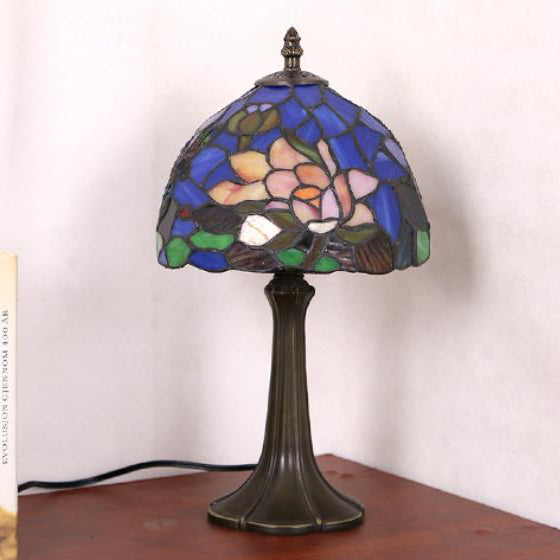 Dome Iron Stained Glass Table Lamp