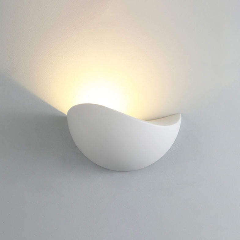 Half Moon Circle Aluminum Wall Lamp