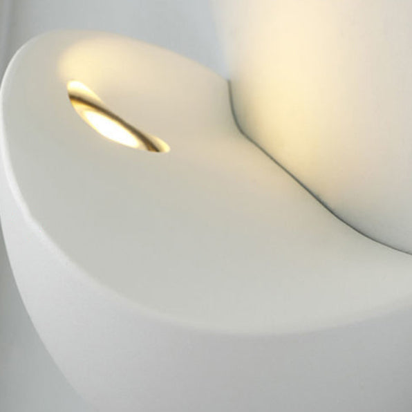 Half Moon Circle Aluminum Wall Lamp