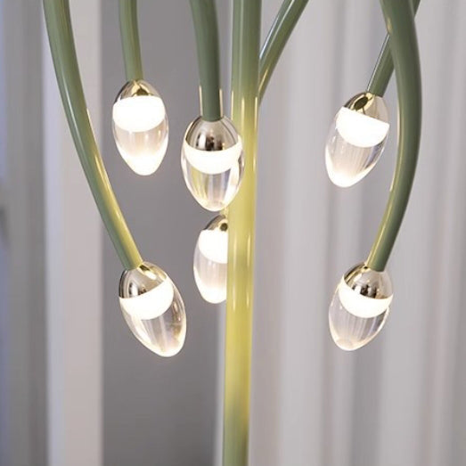 Iron Acrylic Jellyfish Living Floor Lamp