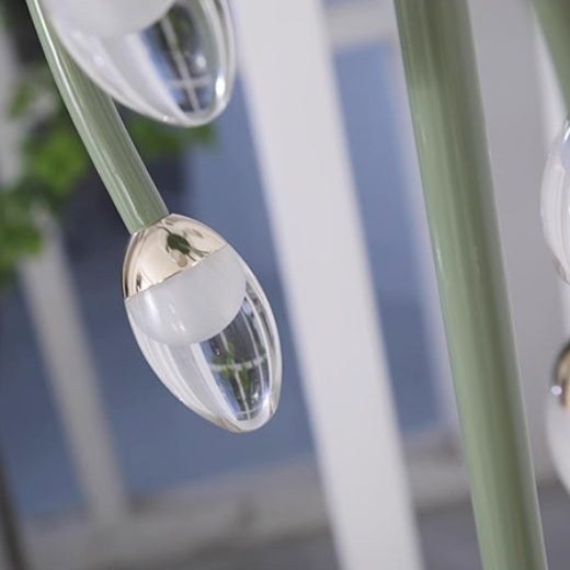 Iron Acrylic Jellyfish Living Floor Lamp