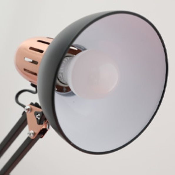 Folding Half Round Metal Table Lamp