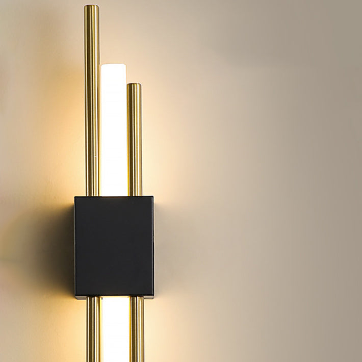 Cylinder Strip Iron Acrylic Wall Lamp