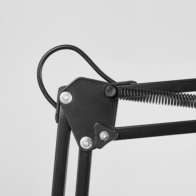 Retractable Long Arm Clip Table Lamp