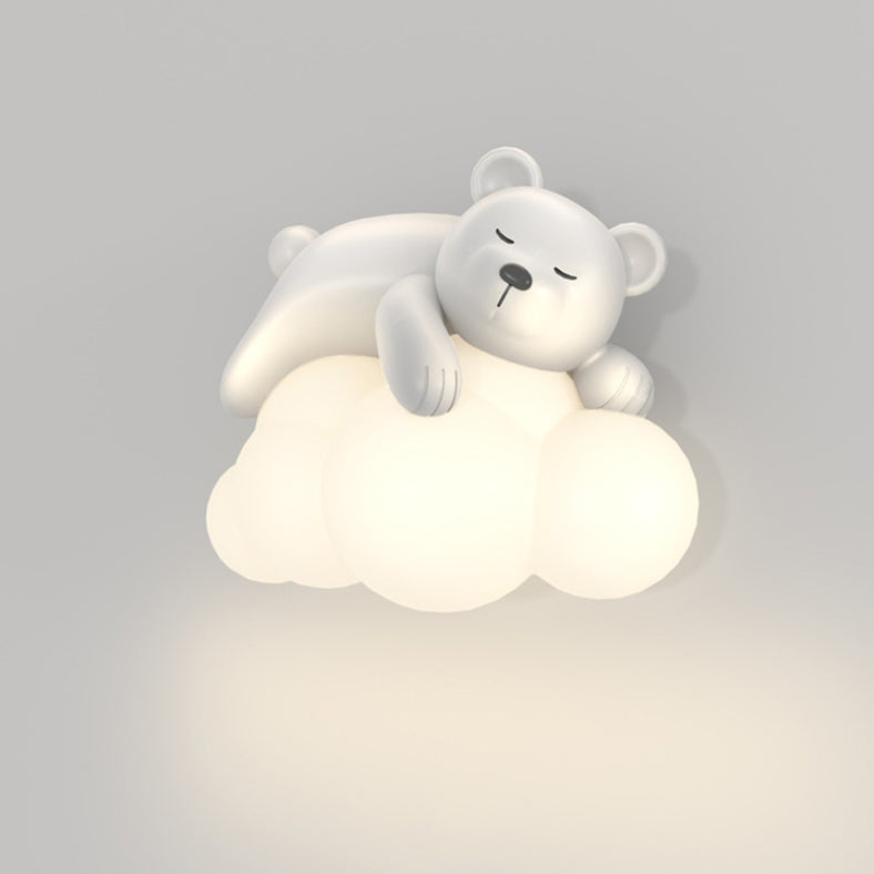 Kids Resin PE Bear Wall Lamp