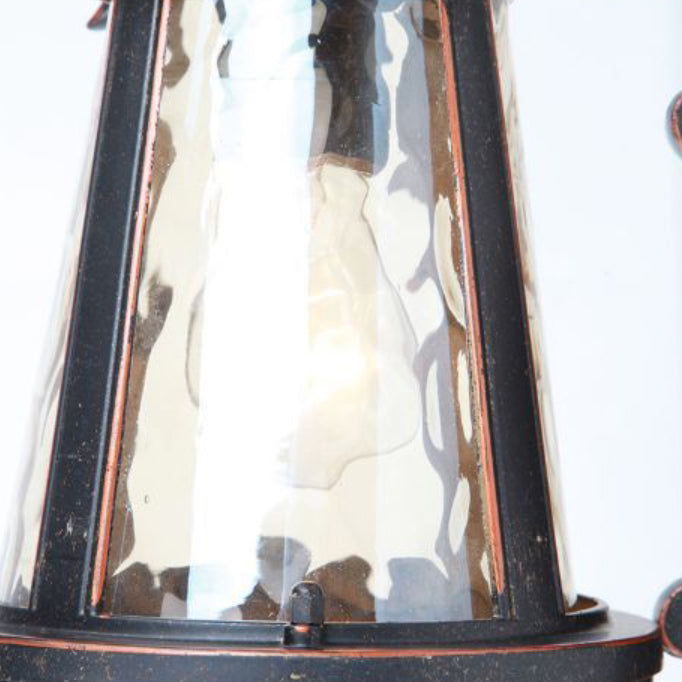 Aluminum Glass Cylinder Patio Outdoor Light