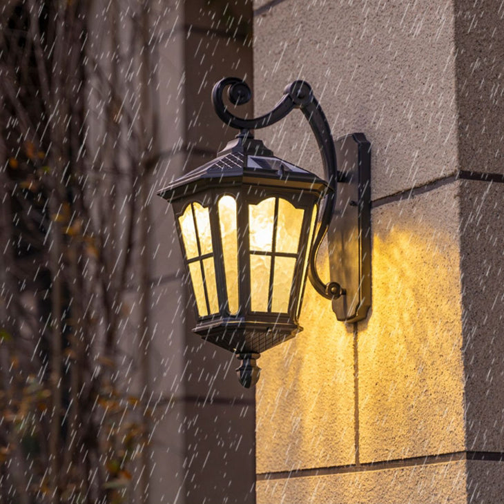 Farmhouse Cube Lantern Aluminum Outdoor Light