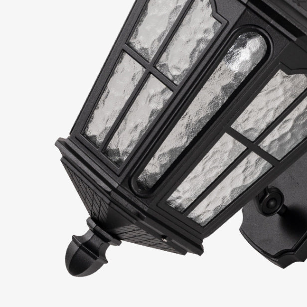 Farmhouse Cube Lantern Aluminum Outdoor Light
