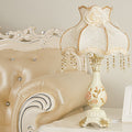 Vase Resin Fabric Bedroom Table Lamp