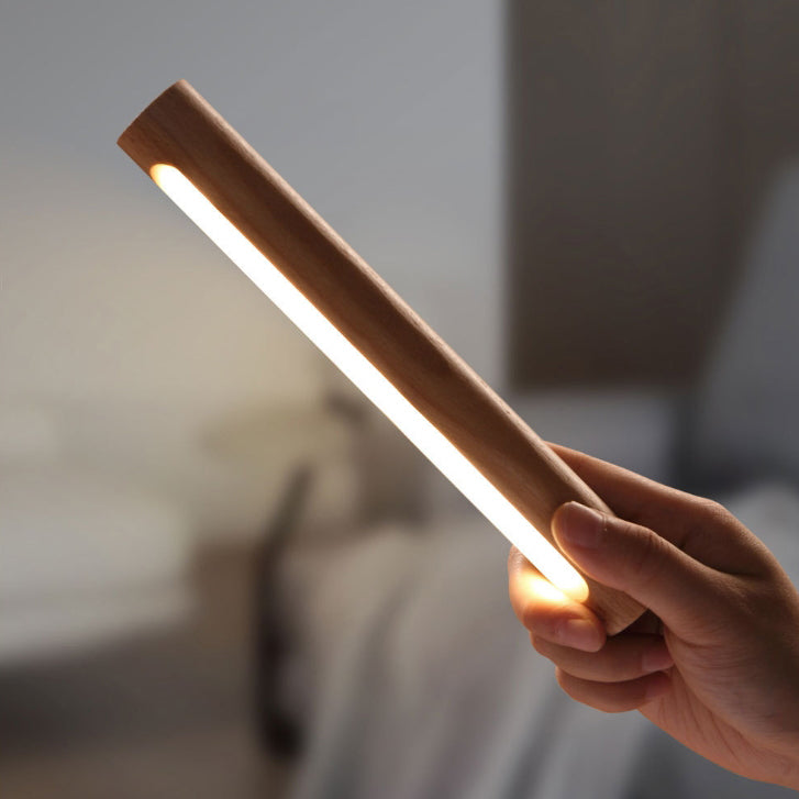 Magnetic Wooden Stick Foldable Table Lamp